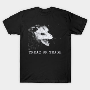 Retro Possum Treat Or Trash T-Shirt